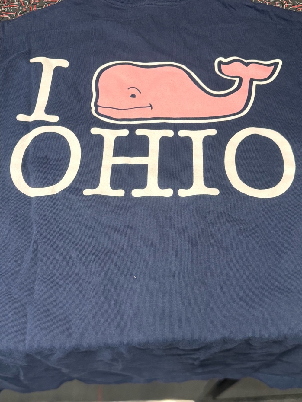 Vineyard Vines Ohio Navy T-Shirt Size X Small Preppy Back to School Fall